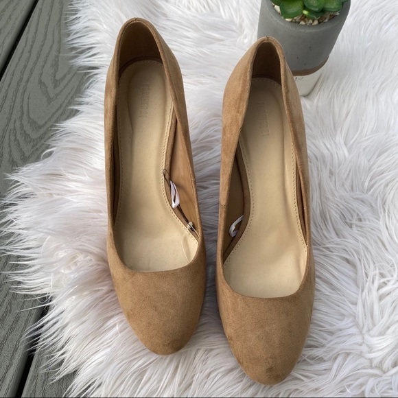 Suede cork wedges - Picture 2 of 6